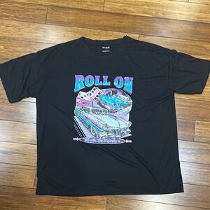 New Shein Oversized Black Graphic T-Shirt L